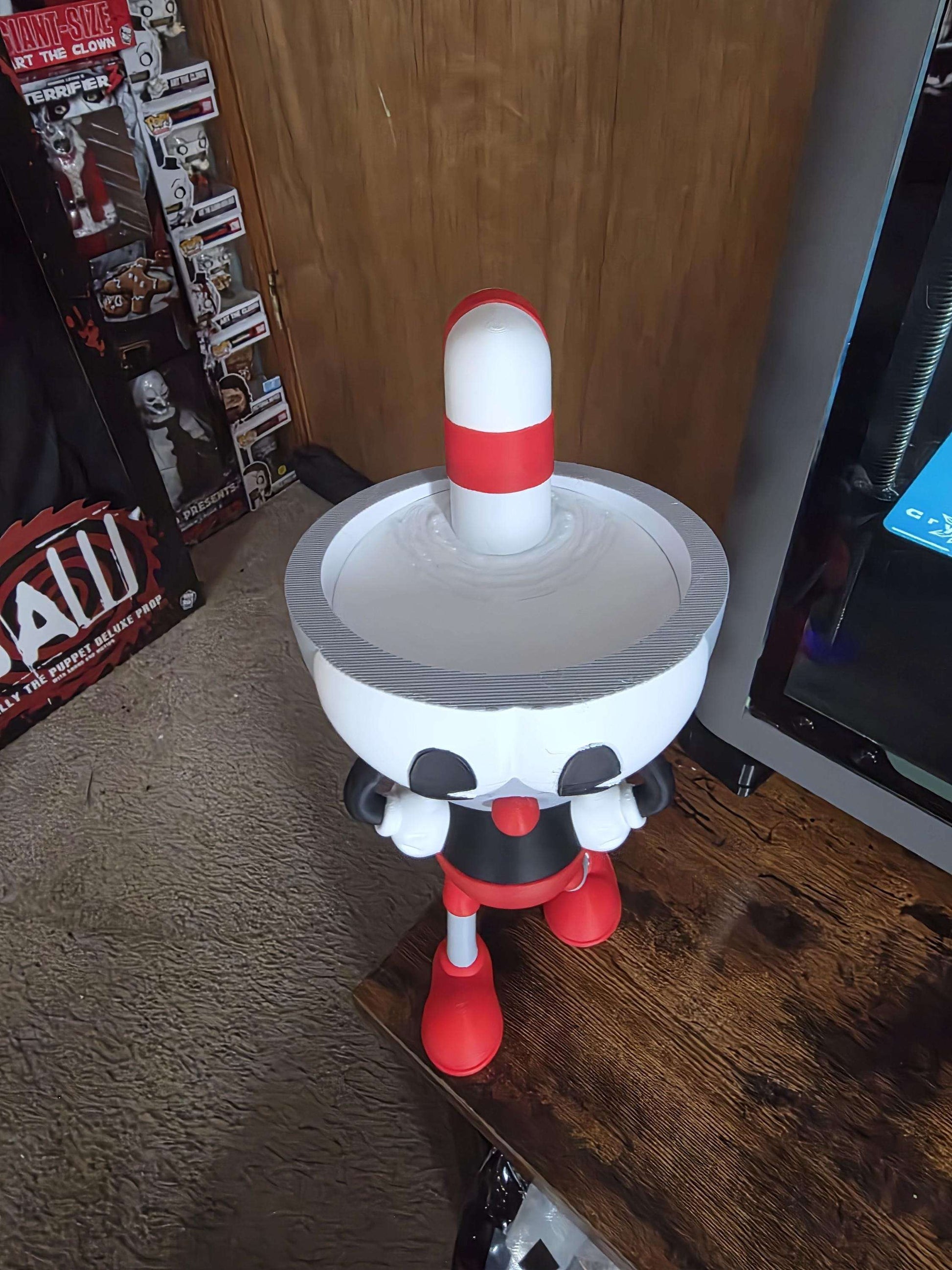 Large 10" cuphead bust statue figure made to order by 3dCurioPrints