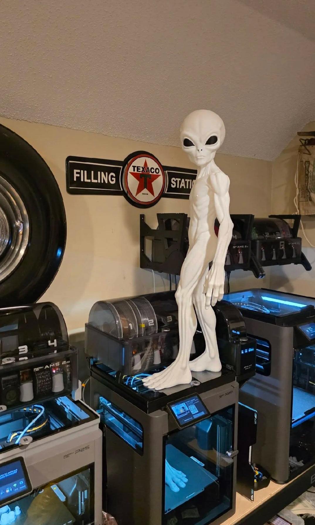 3ft Alien them 1947 version roswell by 3dCurioPrints