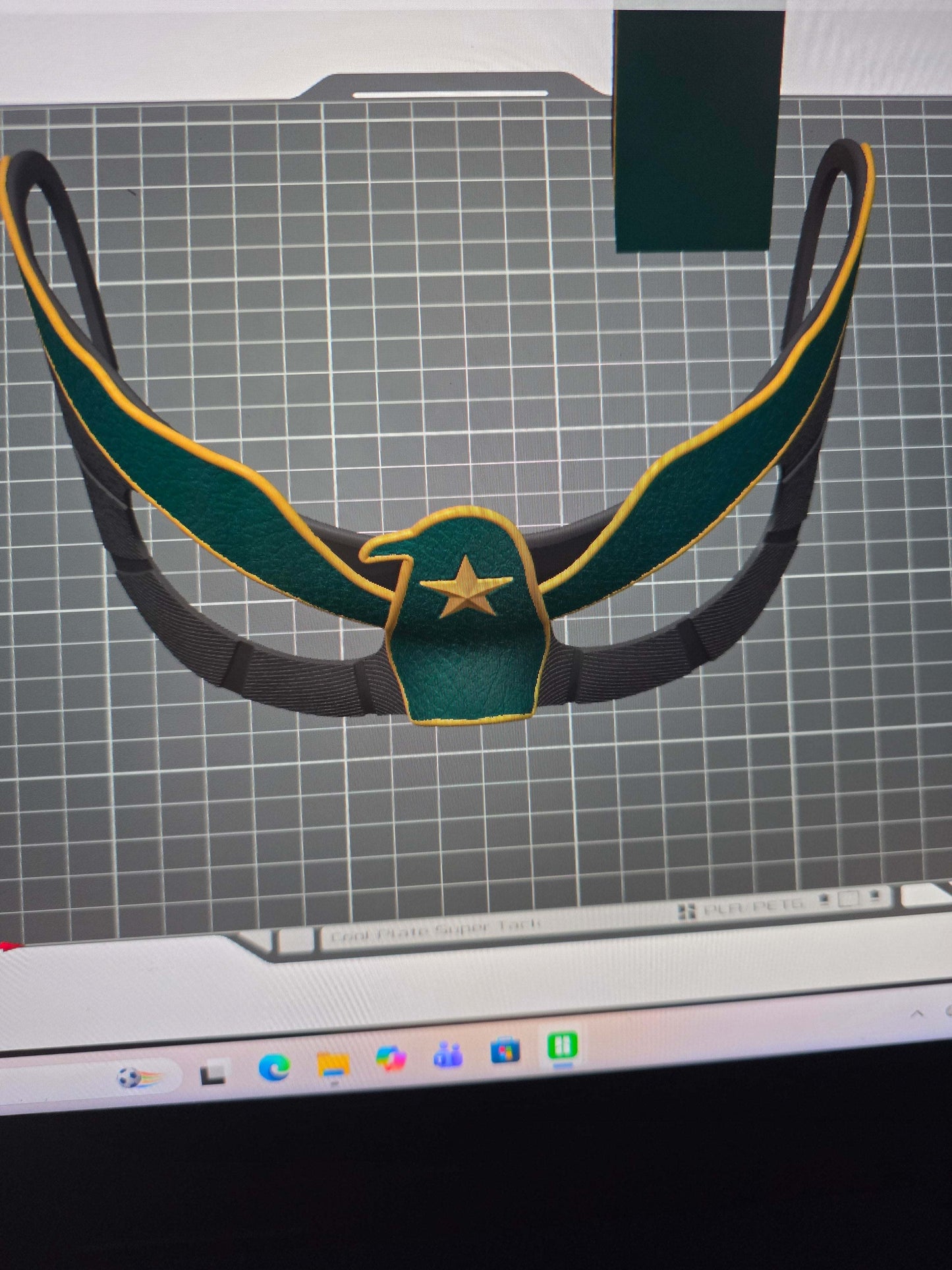 Soldier Boy Vought mask with colored finish for cosplay and conventions