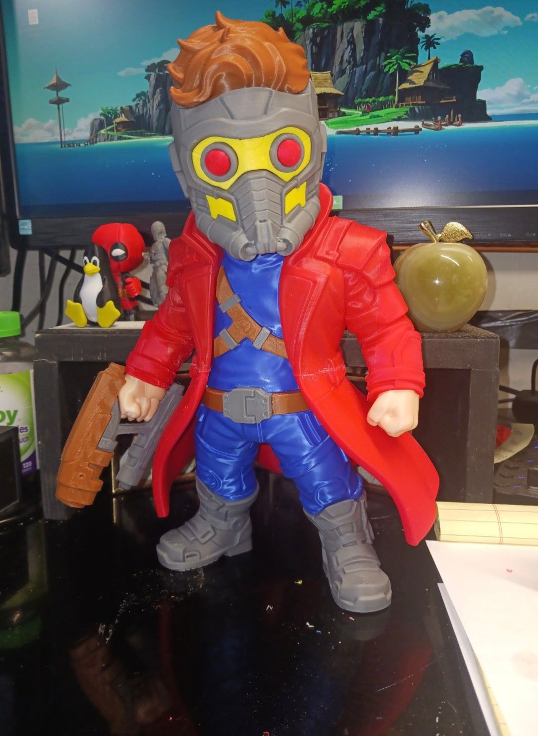 17-inch 1ft 5in Star-Lord figure statue from Guardians of the Galaxy collectible display
