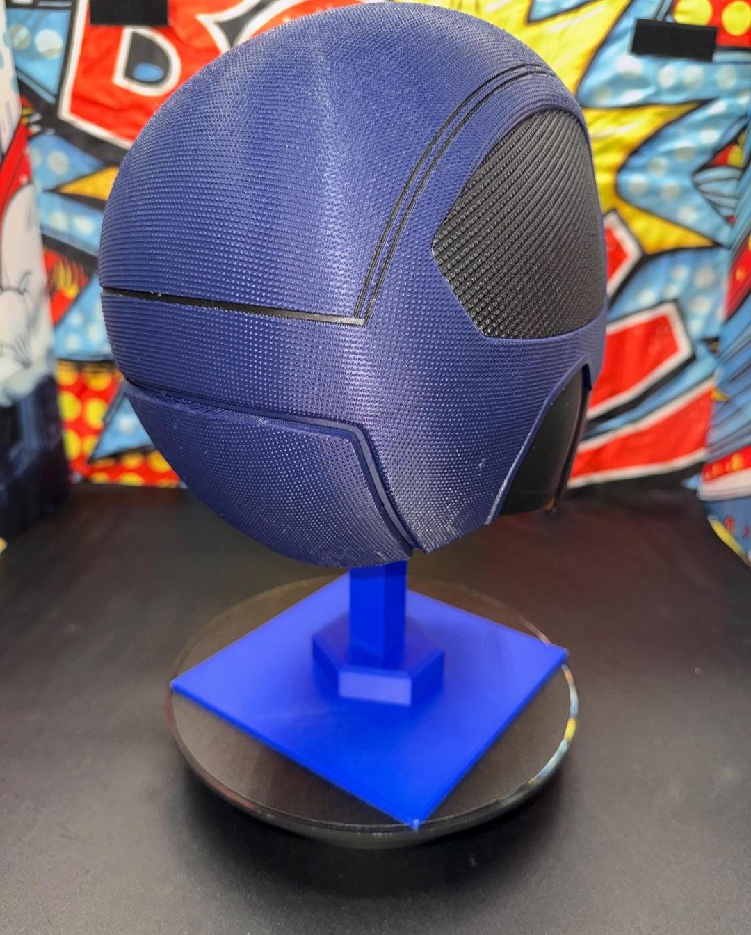 Bullseye vigilante half-head mask helmet with magnets and customizable color