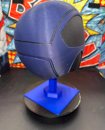 Bullseye vigilante half-head mask helmet with magnets and customizable color