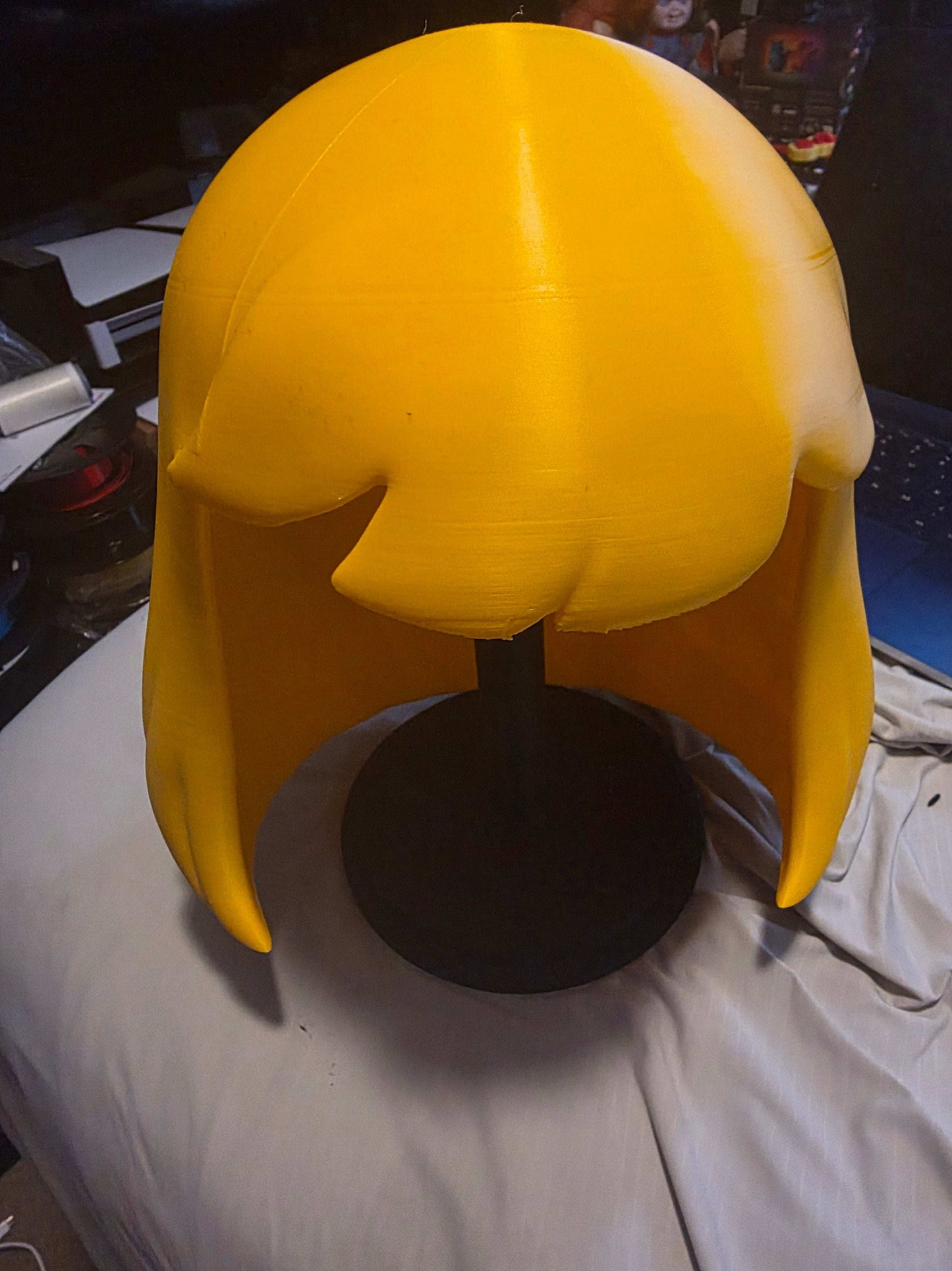 Full-size He-Man hairpiece styled to fit standard heads for cosplay and themed events