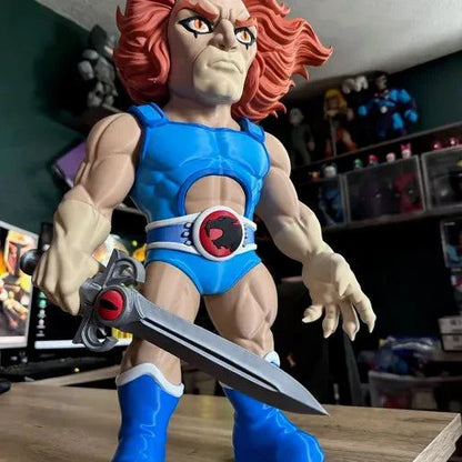 23 inch Thundercats Lion-O bust statue with colored finish and separate sword for assembly