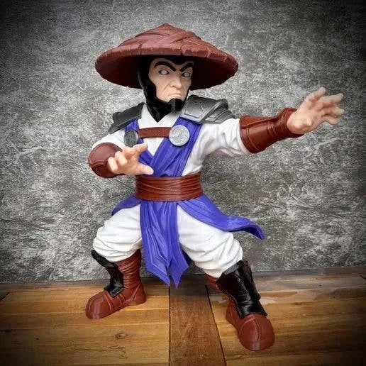 Raiden Mortal Kombat MK2 22-inch bust collectible figure by 3dCurioPrints, hand-finished with high detail