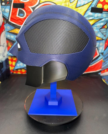 Bullseye vigilante half-head mask helmet with magnets one size customizable color cosplay accessory