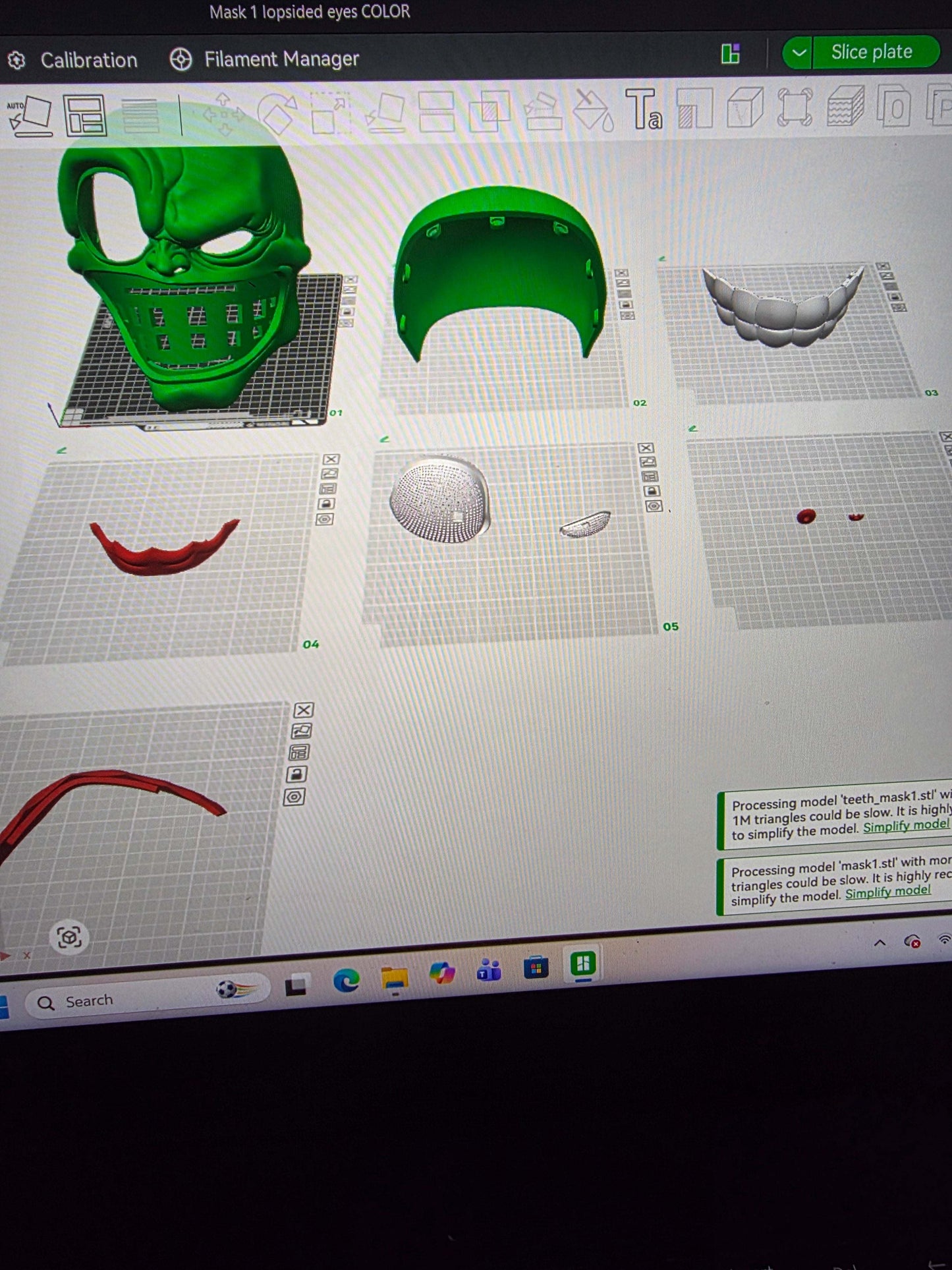 The Mask movie-inspired cosplay mask with magnetic closure and customizable mouth color