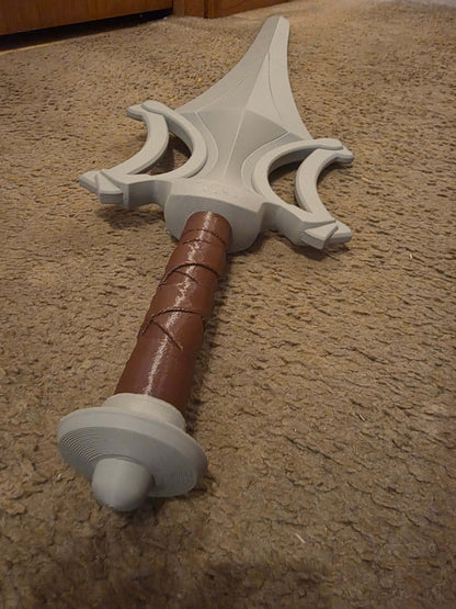 44-inch Masters of the Universe He-Man sword kit in two pieces for glue assembly