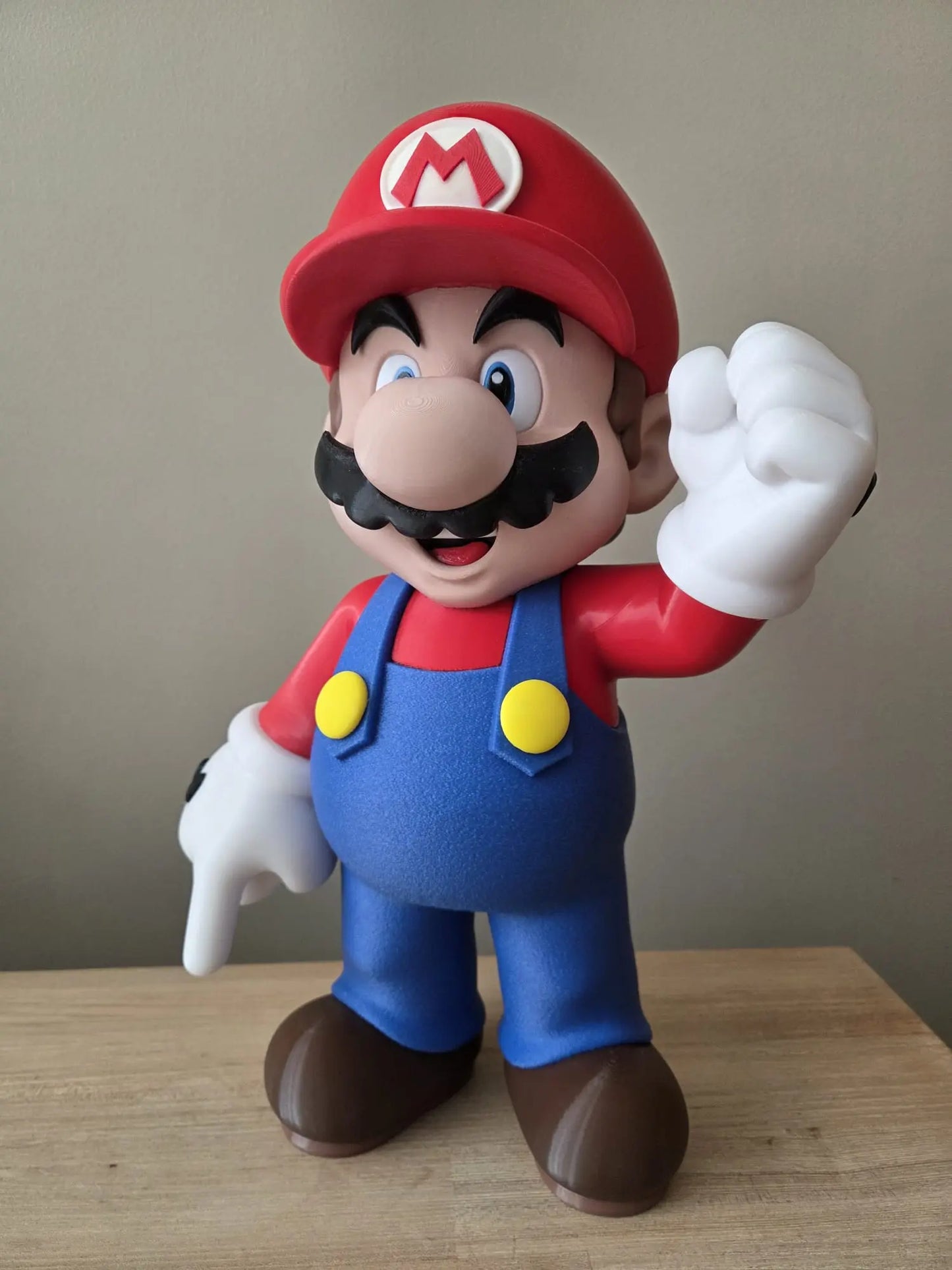 18" 1ft 6in Mario can do brown or black shoes by 3dCurioPrints