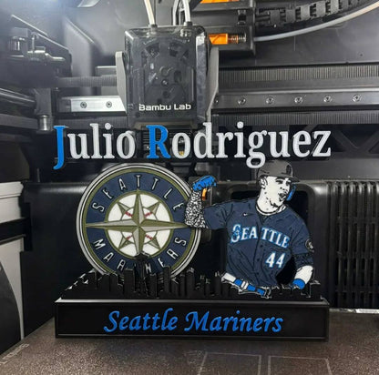 All sports 10-inch customizable nameplate featuring NFL, NBA, and MLB athletes like Jordan, Kobe, and LeBron for fan displays