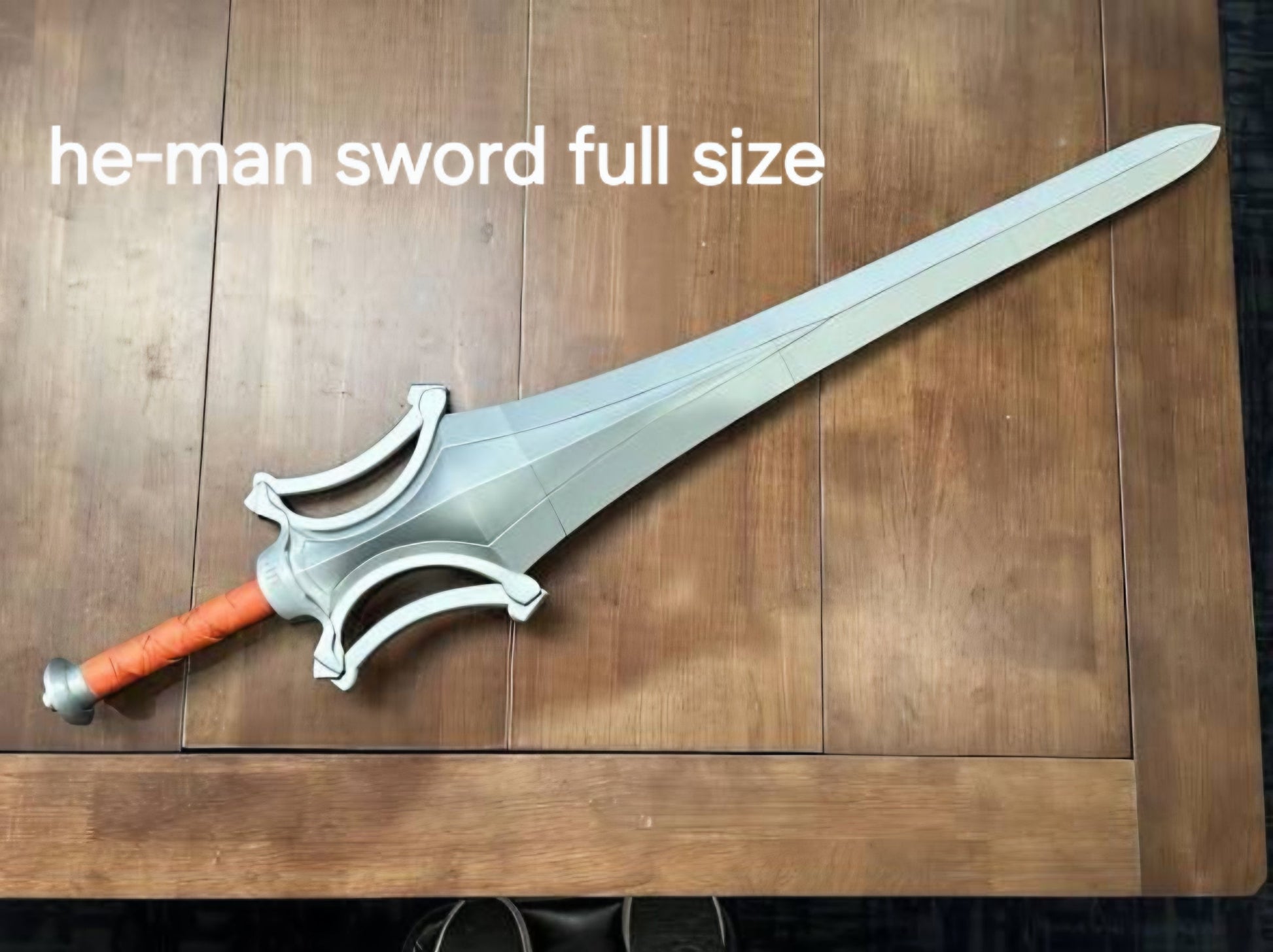 Masters of the universe He-Man sword broken in pieces needing glue repair