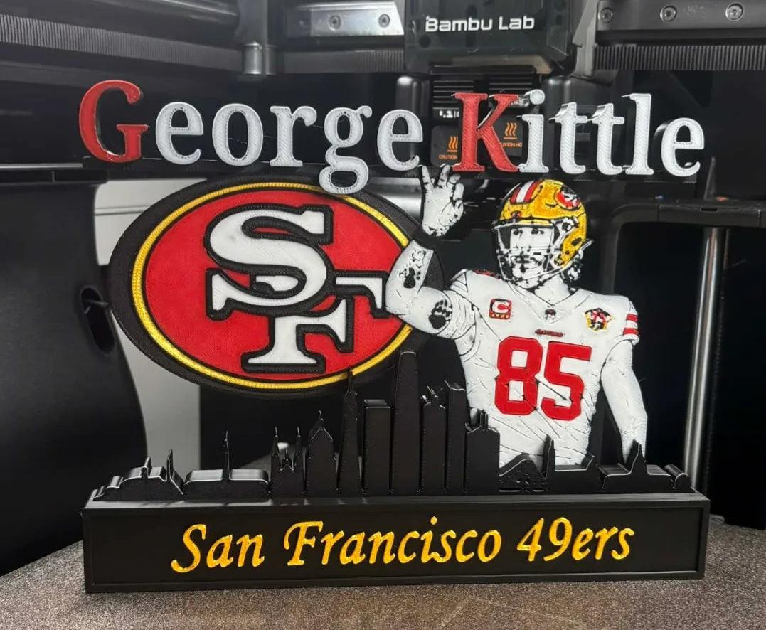 All sports 10-inch nameplate featuring NFL, NBA, MLB athletes like Kobe, Jordan, LeBron, Curry, Ohtani, and Brady for personalized fan display