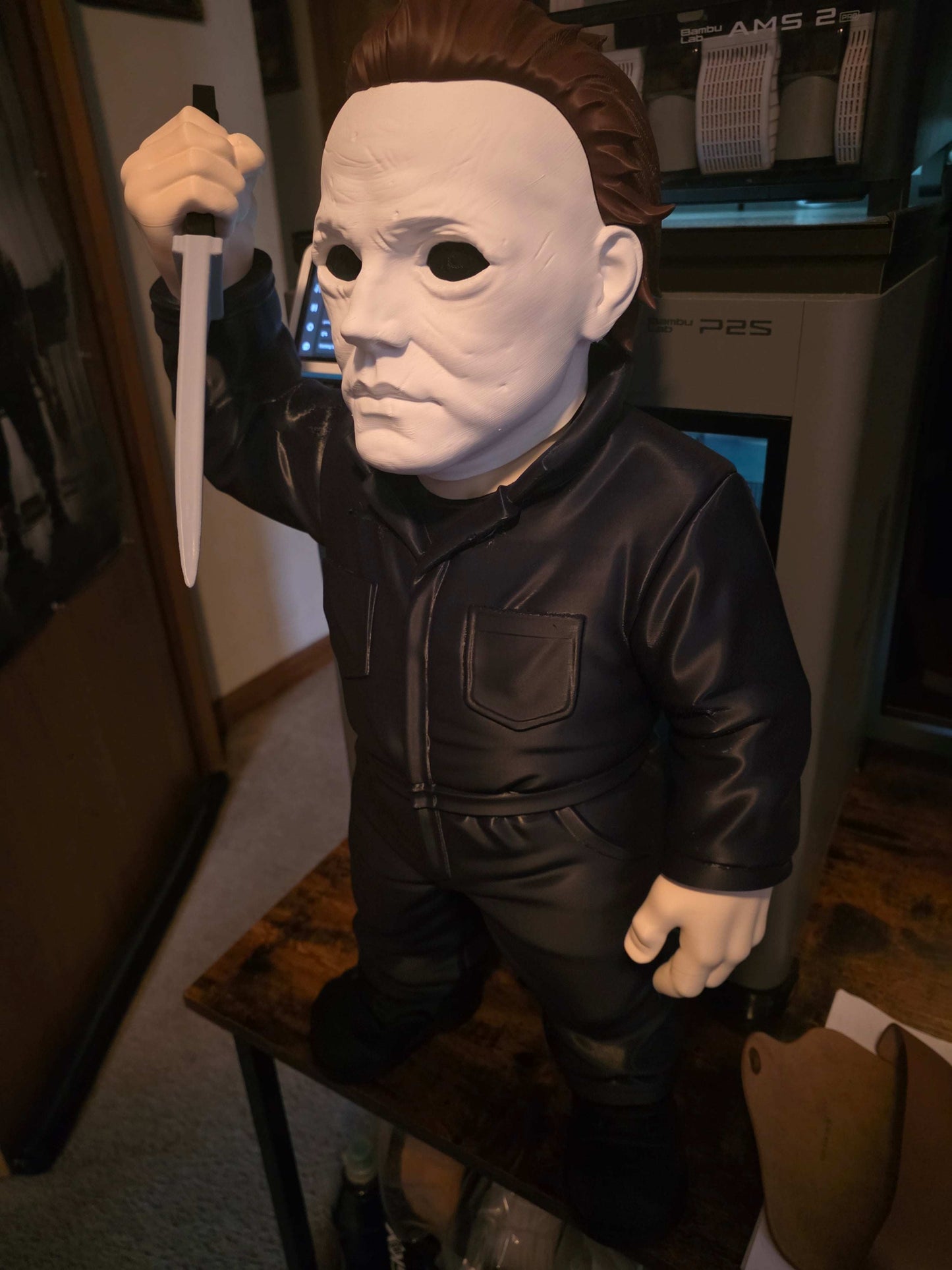 25" tall Micheal myers halloween massive bust by 3dCurioPrints