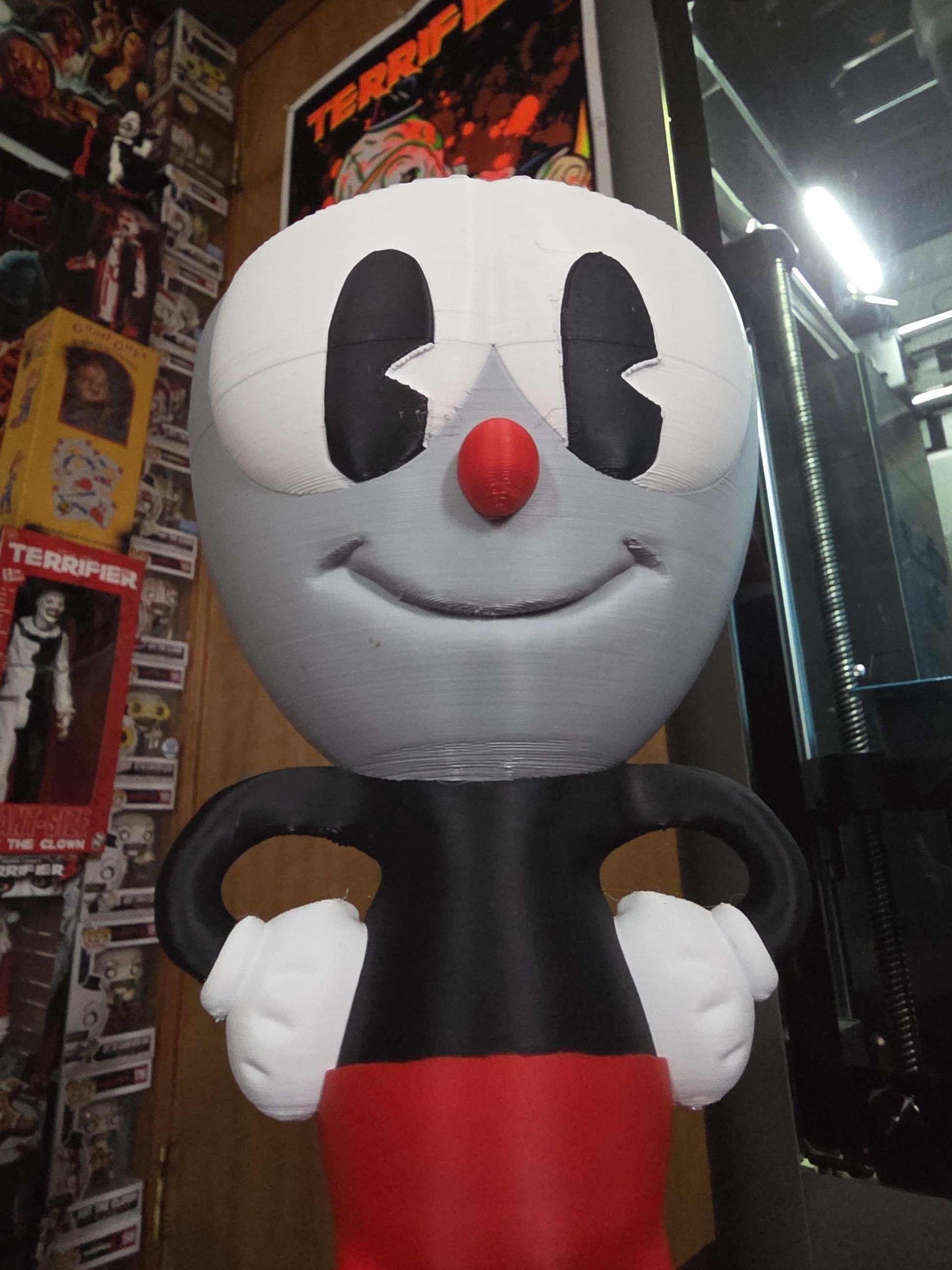Large 10" cuphead bust statue figure made to order by 3dCurioPrints