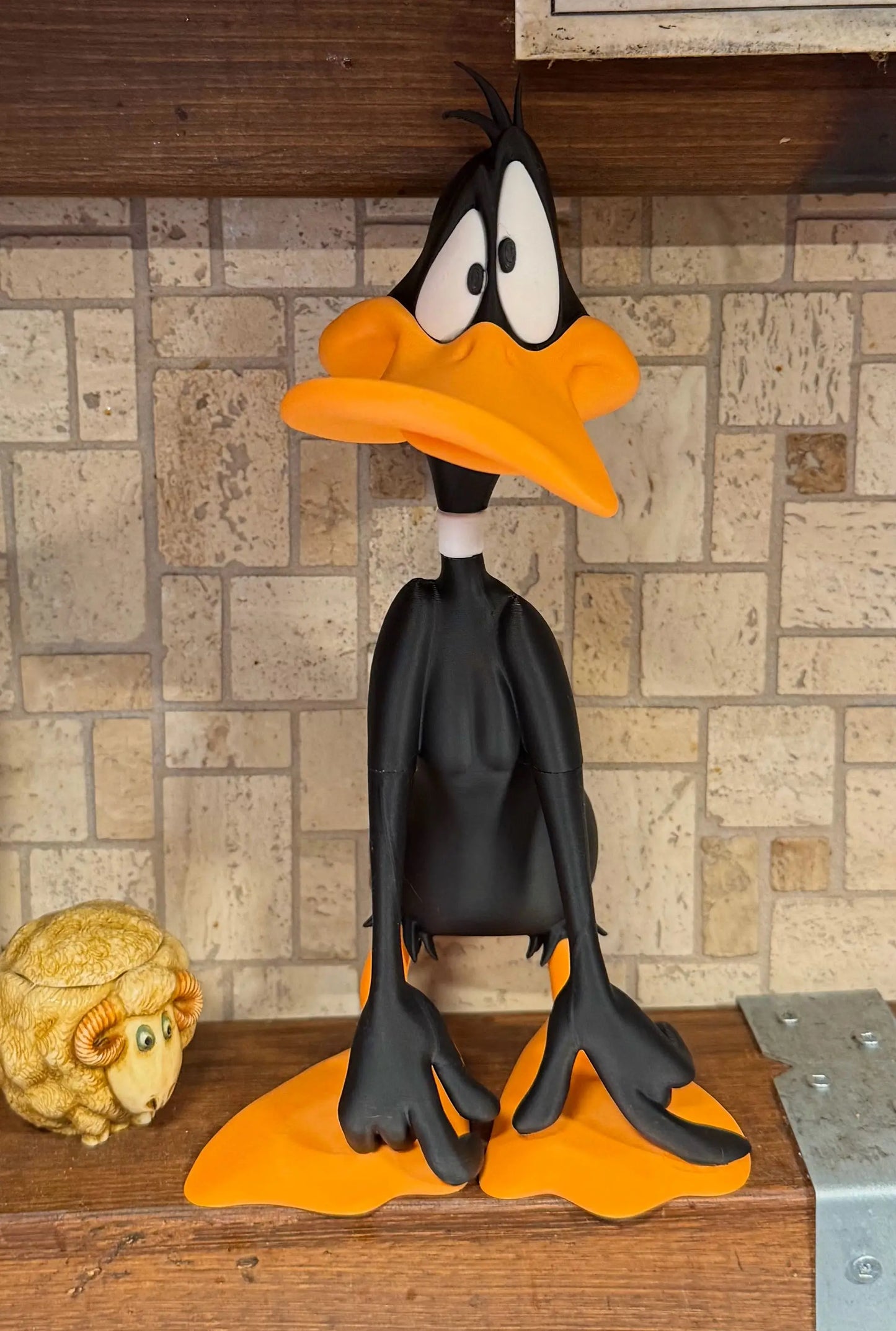 23" Silly Daffy Duck almost 2ft some assembly required by 3dCurioPrints