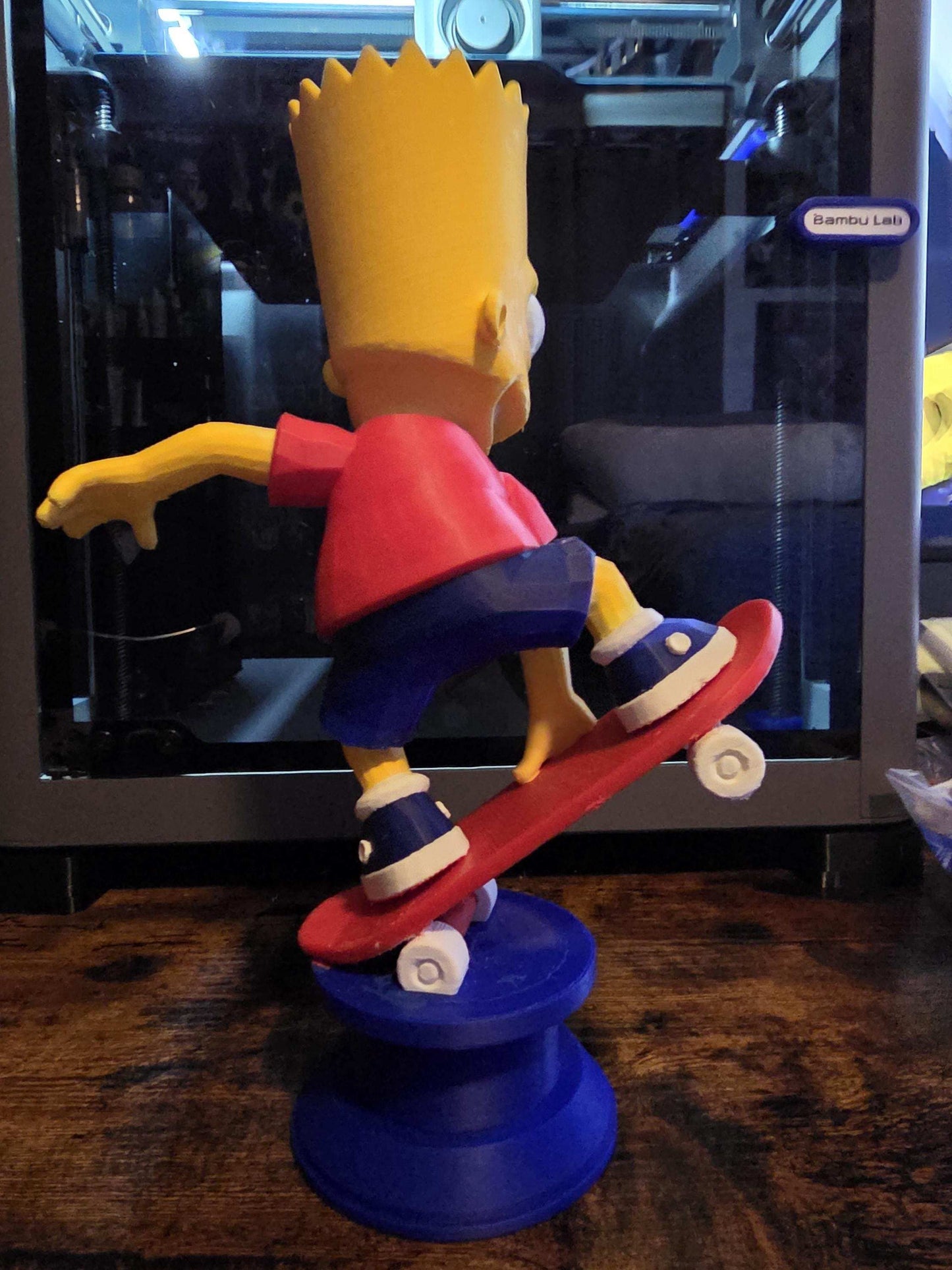 Large 10" bart simpson bust figure statue (10×7) made to order by 3dCurioPrints