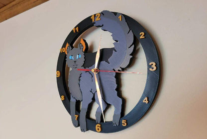 10-inch customizable wall clock featuring popular fandom designs like Star Wars, Spiderman, Stranger Things, Pokémon, Fortnite, Minecraft, and Harley-Davidson
