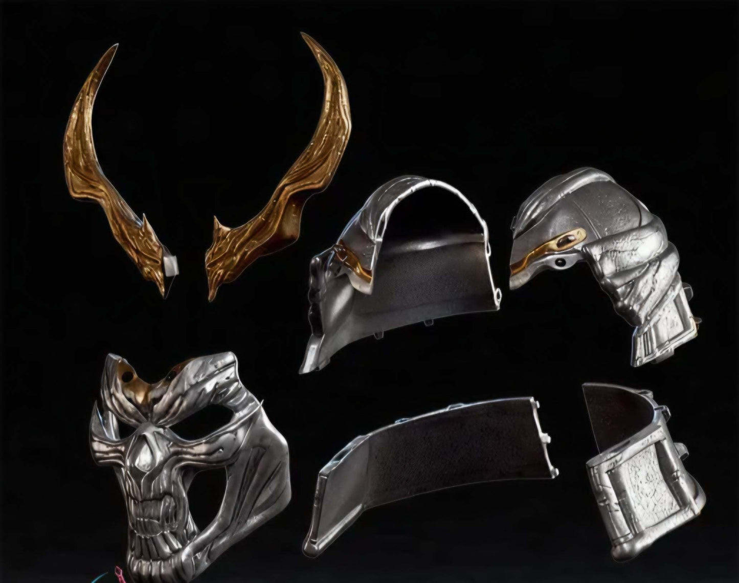 Shao Khan Mortal Kombat helmet mask cosplay one size fits standard heads