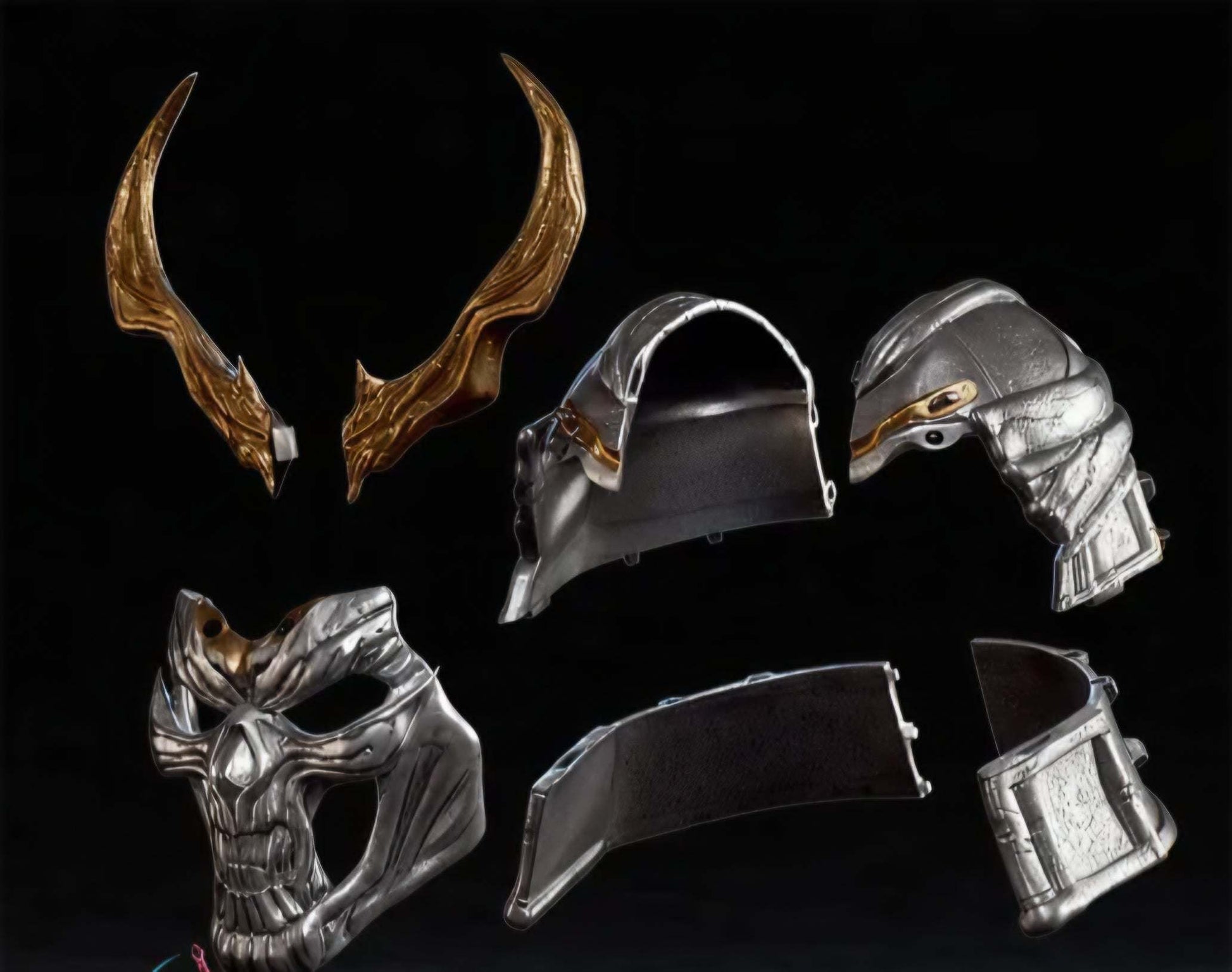 Shao Khan Mortal Kombat helmet mask cosplay one size fits standard heads