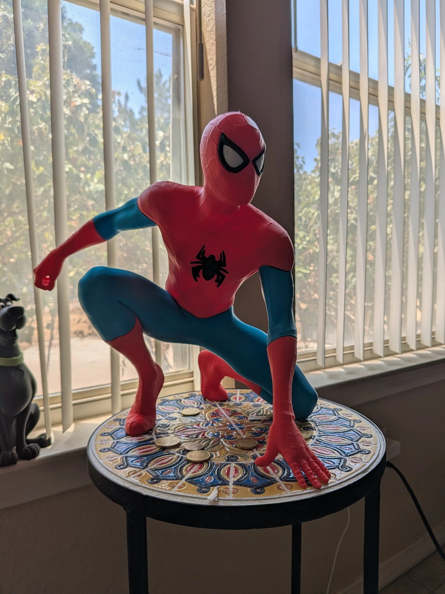 16" 1ft 4in Spiderman due to shape arm and leg glued on your end by 3dCurioPrints