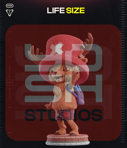 Life-size 3ft One Piece Tony Tony Chopper statue made to order, display-ready anime collectible