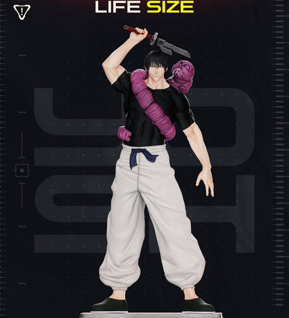 Life size 6ft 5in Toji anime statue bust made to order