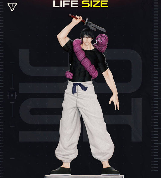 Life size 6ft 5in Toji anime statue bust made to order