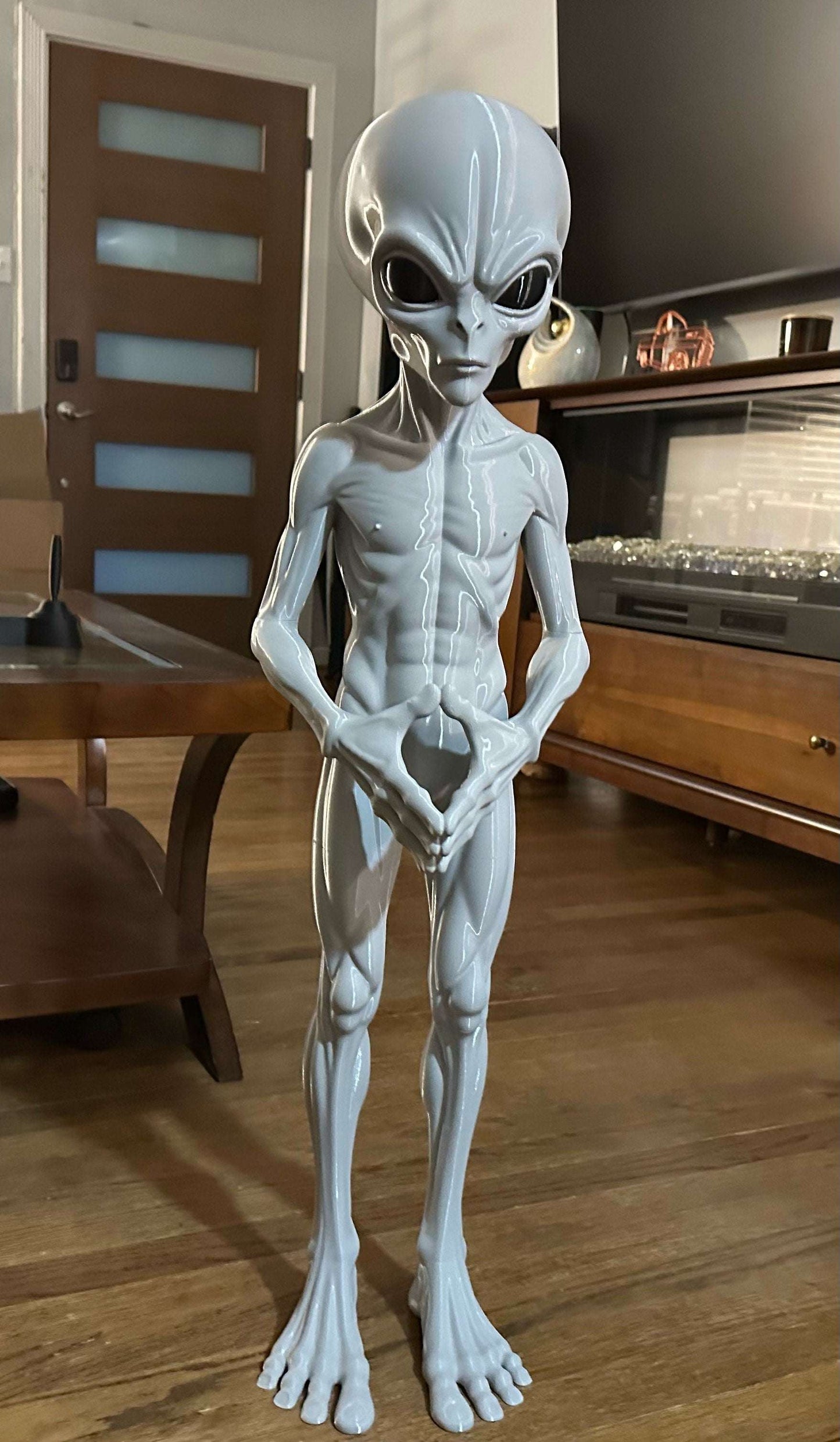 3 Ft Alien the Leader Prop Inspired By 1947 Roswell Incident by 3dCurioPrints