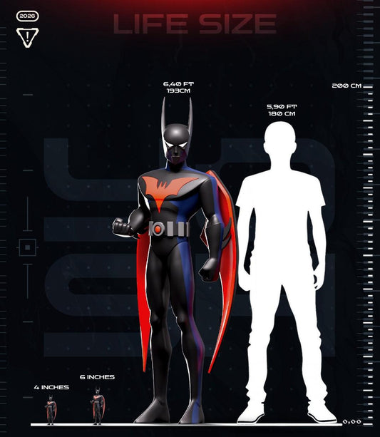 Life size 6ft 4in beyond batman model black no wings want wings message me extra by 3dCurioPrints