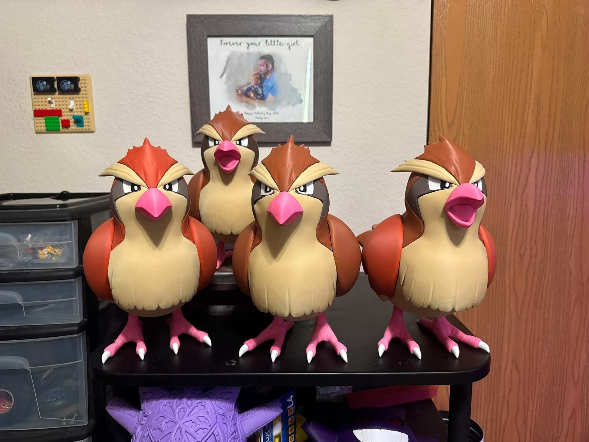 Life size 1:1 Pidgey anime bust statue collectible display