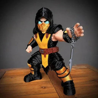 16-inch Scorpion figure from Mortal Kombat standing in iconic pose