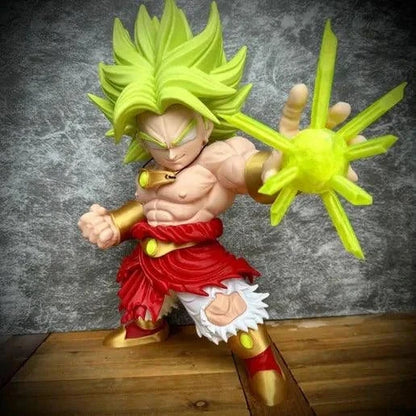 25-inch Broly Dragon Ball Z bust statue collectible handcrafted display figurine