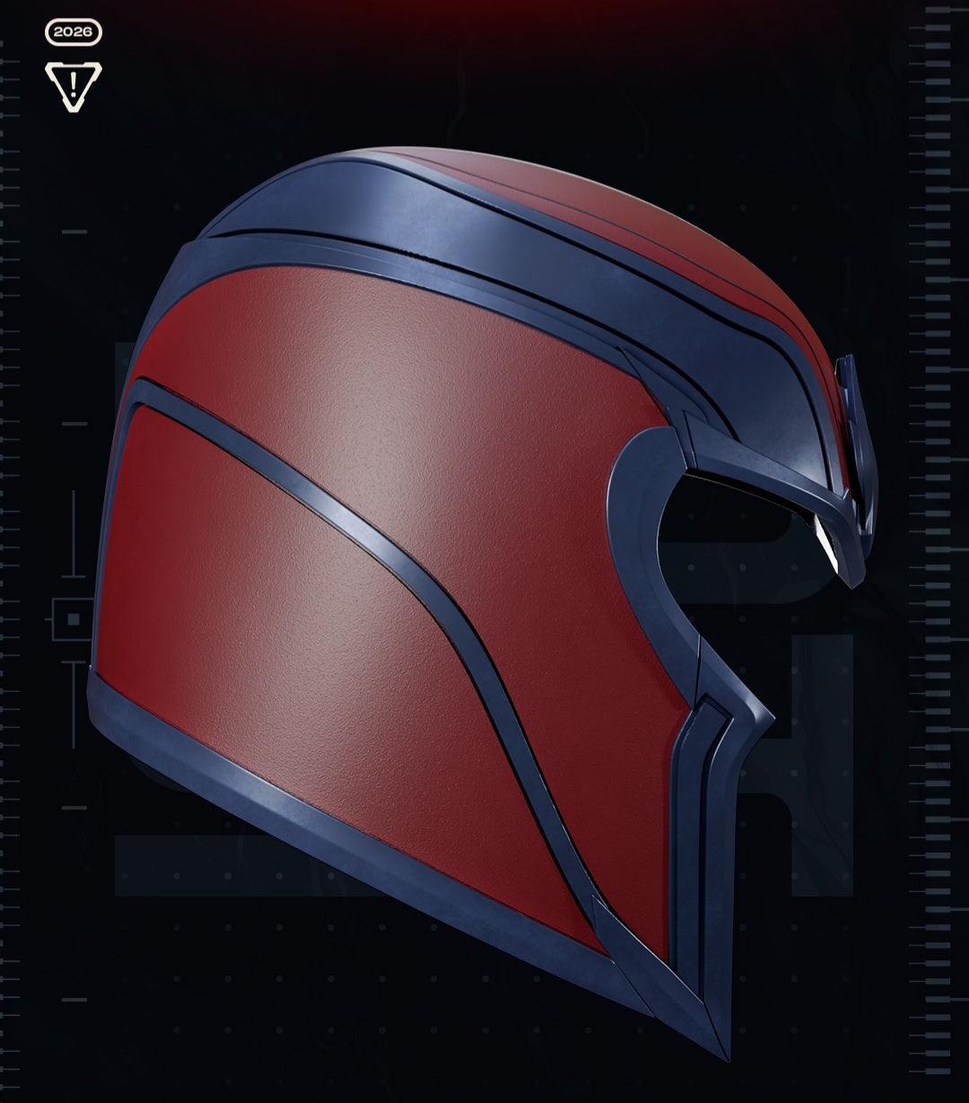 Doomsday magneto mask fits heads up to 24" by 3dCurioPrints