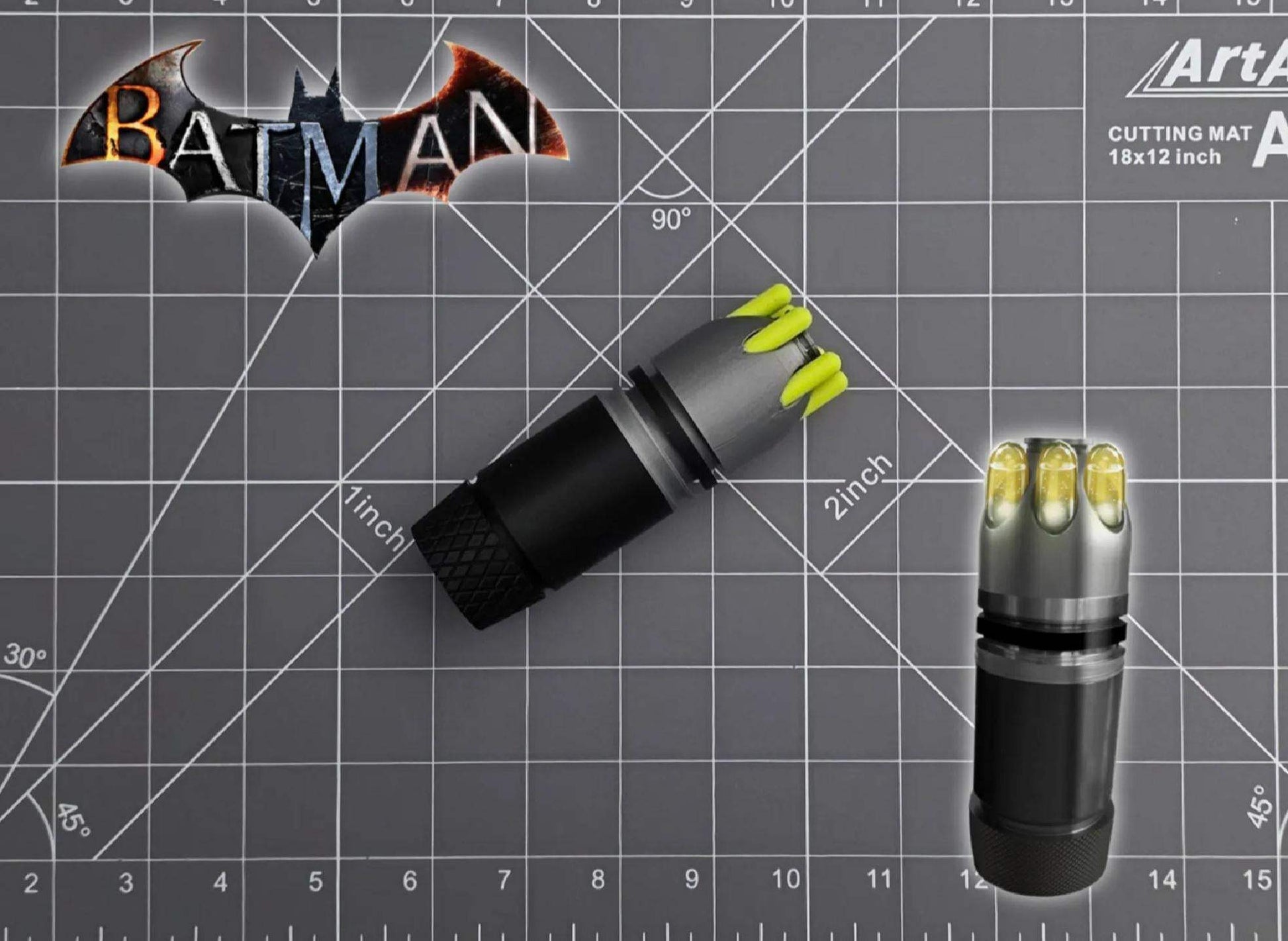 Batman cosplay original glue attachment cosplay by 3dCurioPrints