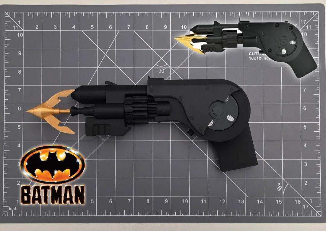 cosplay grapnel gun batman arror yellow not gold by 3dCurioPrints