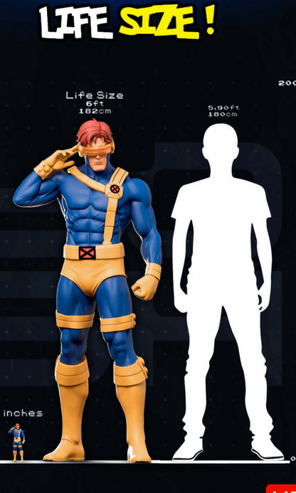 Life size 1:1 Cyclops X-Men 6 ft made to order 3 to 4 weeks by 3dCurioPrints