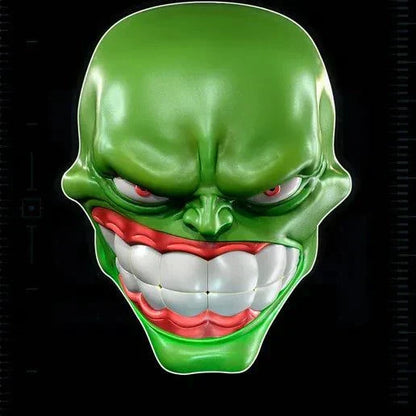 The Mask movie-inspired cosplay mask with magnetic closure and customizable mouth color