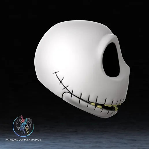 Jack Skeleton mask heads up to 24" teeth or closed mouth message me if want another by 3dCurioPrints