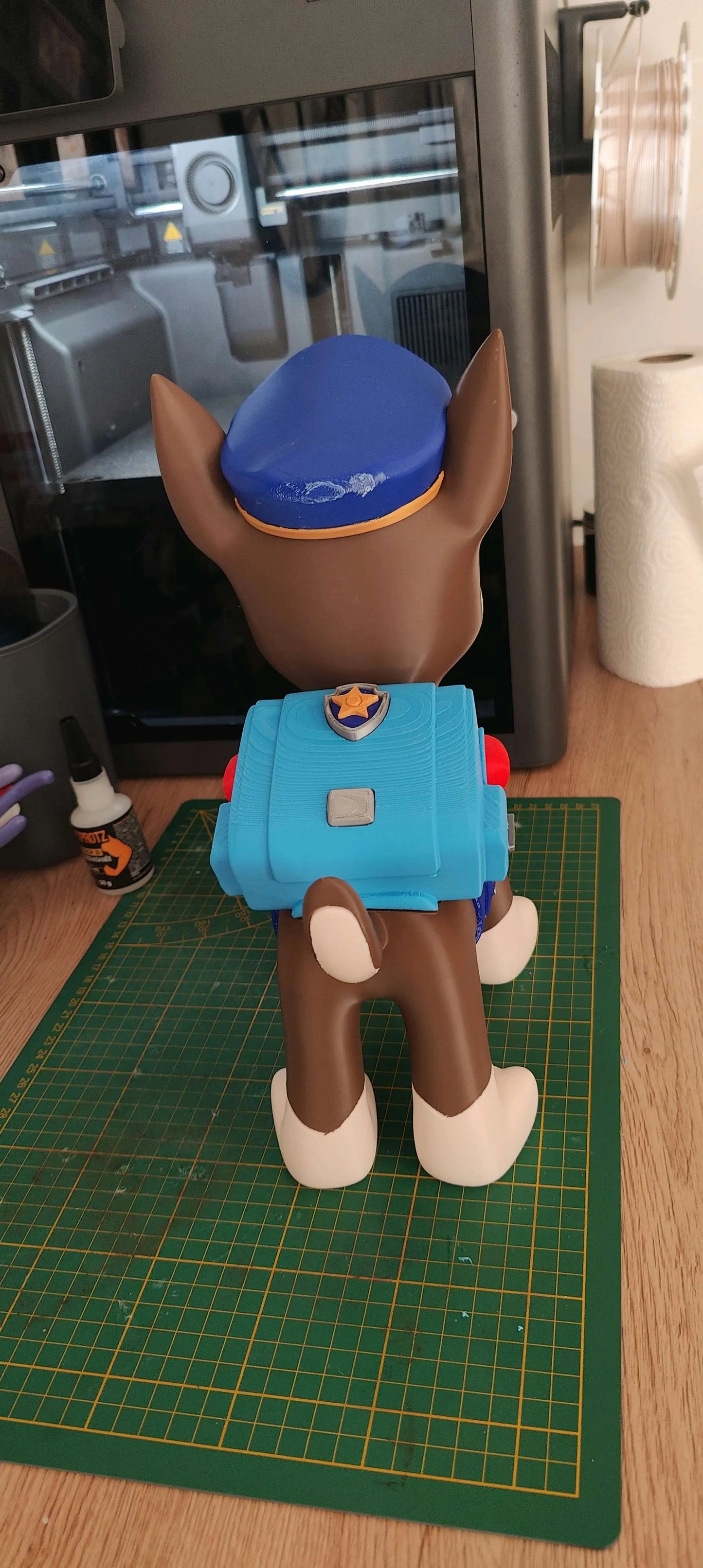20" 1ft 8in Chase Paw Patrol bust statue by 3dCurioPrints