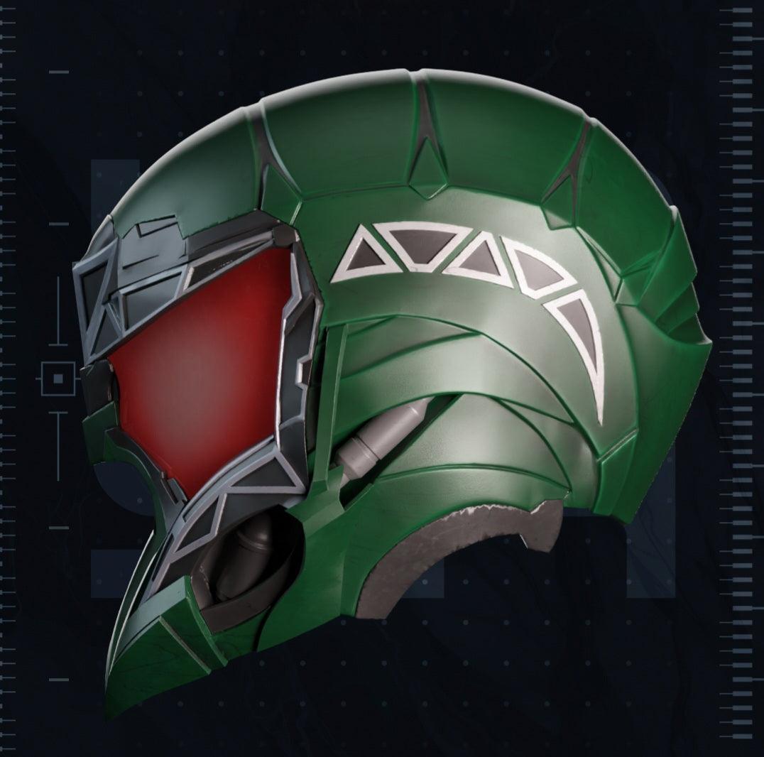 SM4 Scorpion helmet designed for heads up to 24 inches circumference