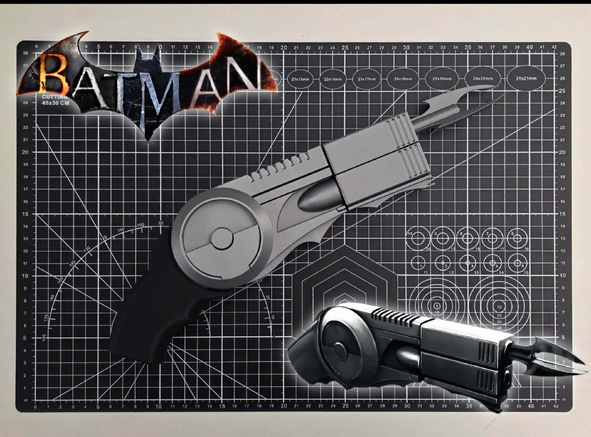 Cosplay vigilante arkham knights batcall batclaw batman by 3dCurioPrints