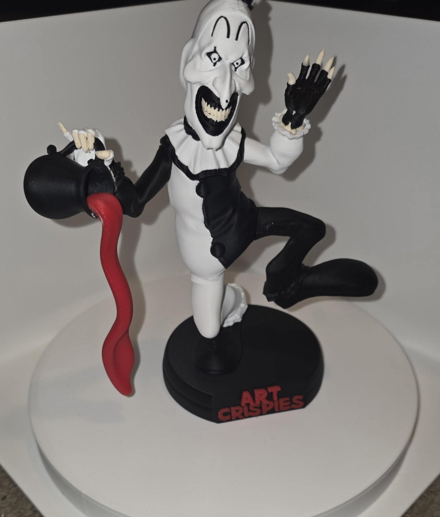 Terrifier 7" art crispies color not painted made to order by 3dCurioPrints
