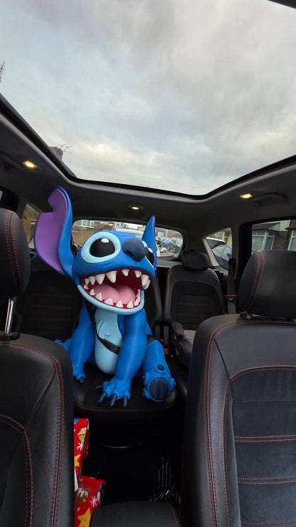 Life size 3ft Stitch figure from Lilo and Stitch standing tall