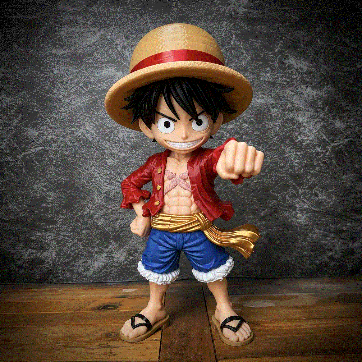 26" Luffy One Piece bust statue 2ft 2in by 3dCurioPrints