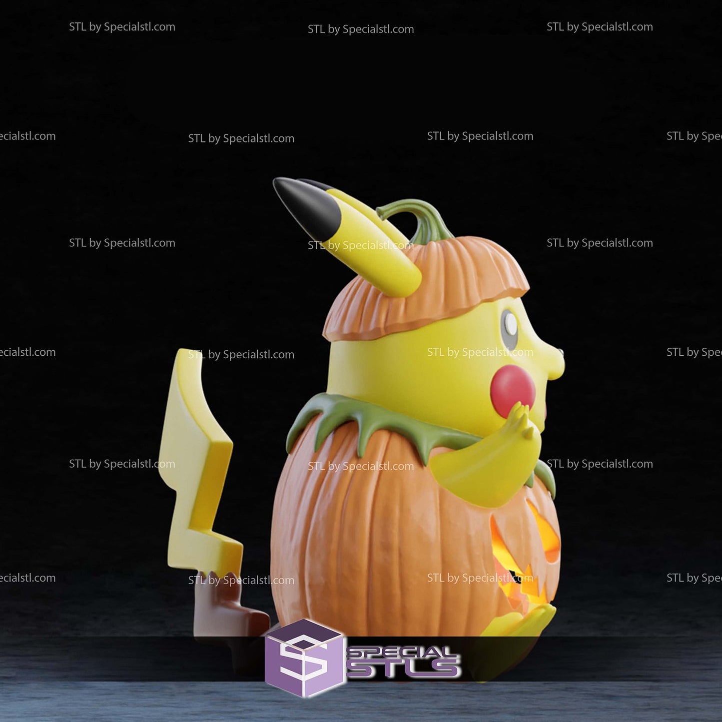 Life size 1ft 4in Pikachu Pumpkin by 3dCurioPrints