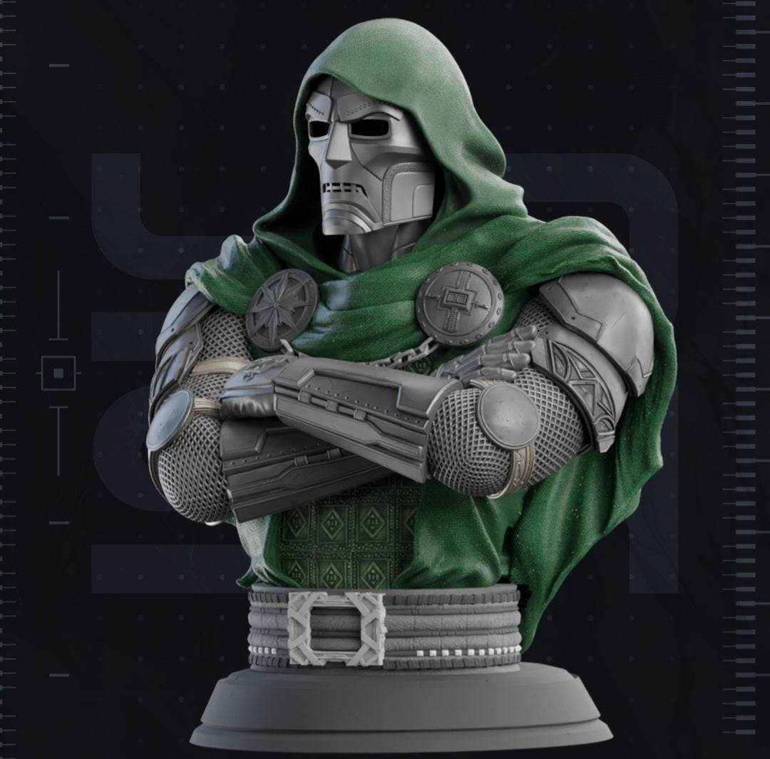 32-inch life size Dr. Doom bust Marvel Avengers collectible statue