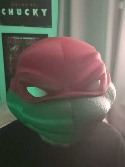 TMNT Raphael helmet mask cosplay accessory fitting heads up to 24 inches