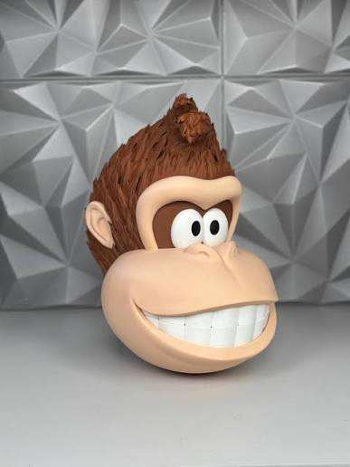 Donkey Kong helmet mask with magnets one size fits various head shapes for cosplay and costume events