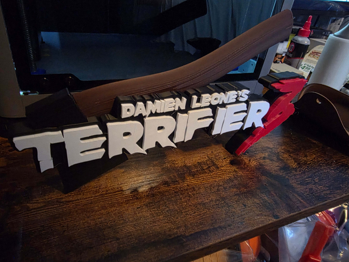 Terrifier 12-inch Art the Clown black axe decorative horror collectible
