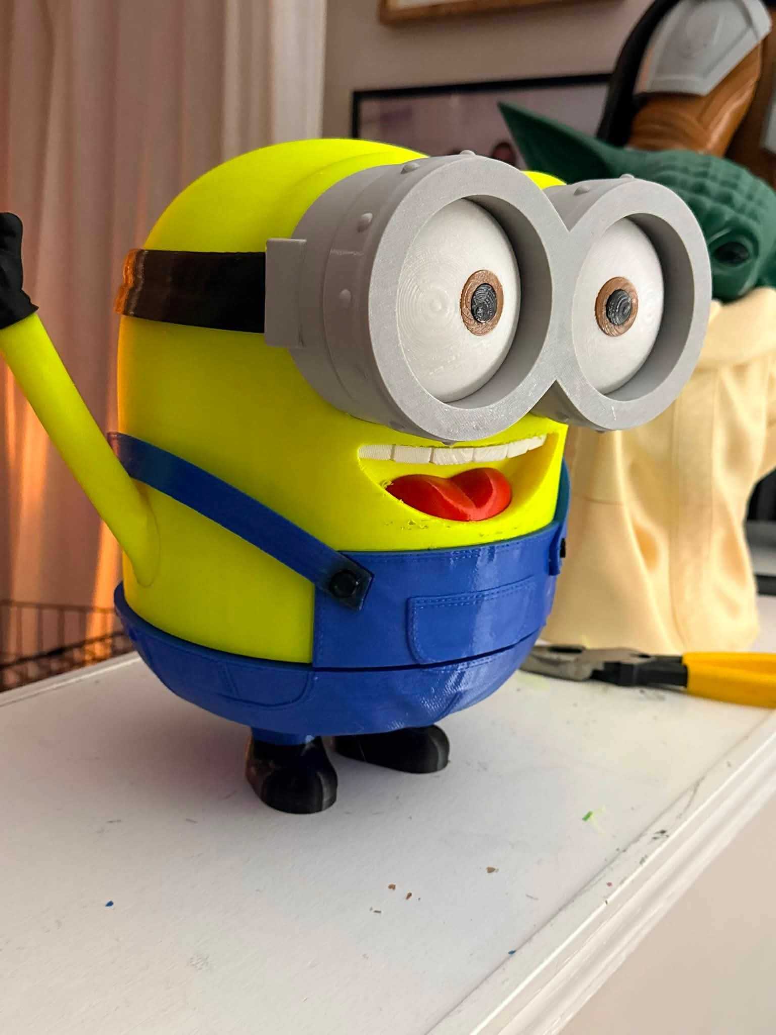 15-inch tall Bill from Despicable Me Minion collectible figure on display